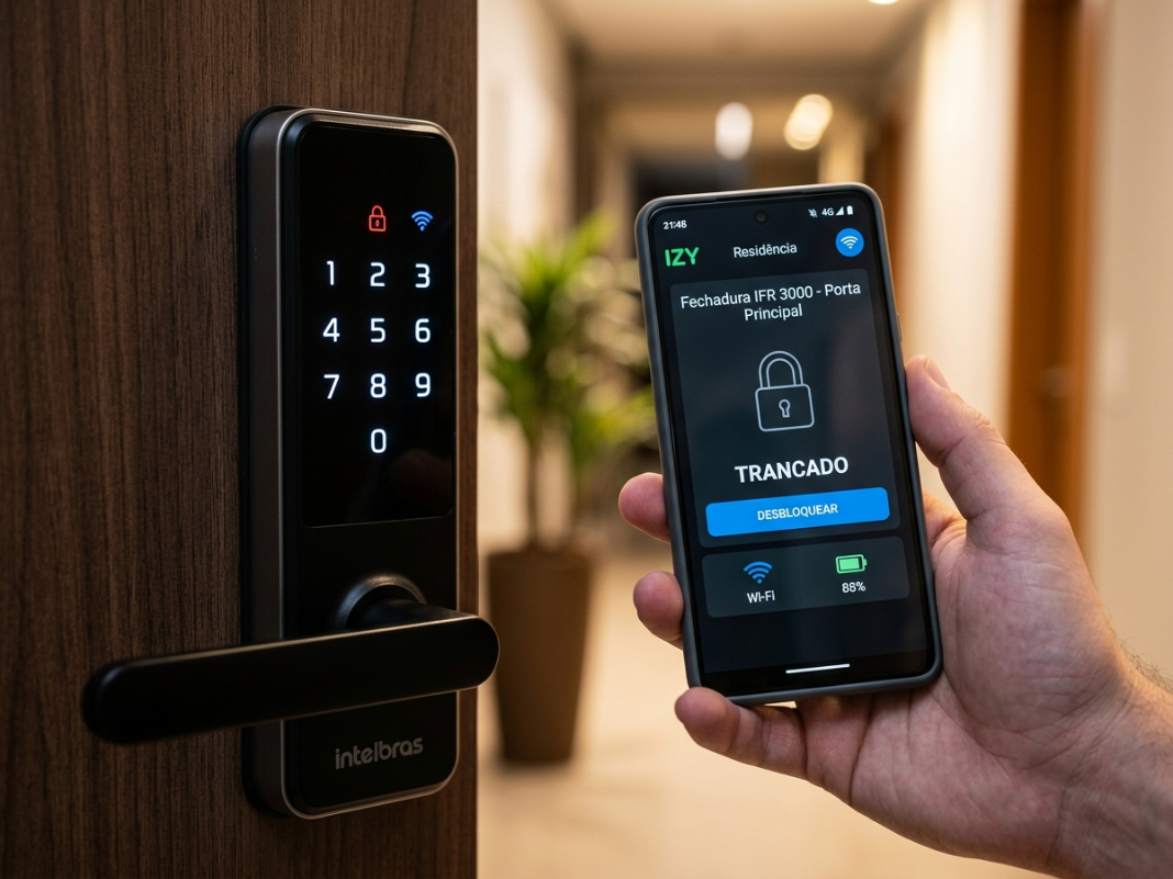 Fechadura de Embutir Intelbras IFR 3000 com Wi-Fi é boa?