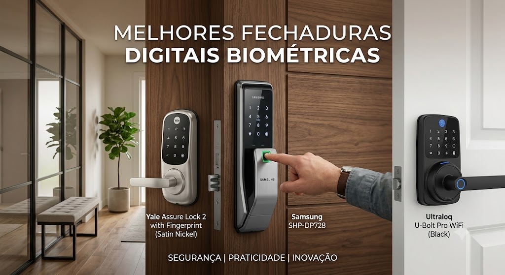 As Melhores Fechaduras Digitais Biométricas de 2026